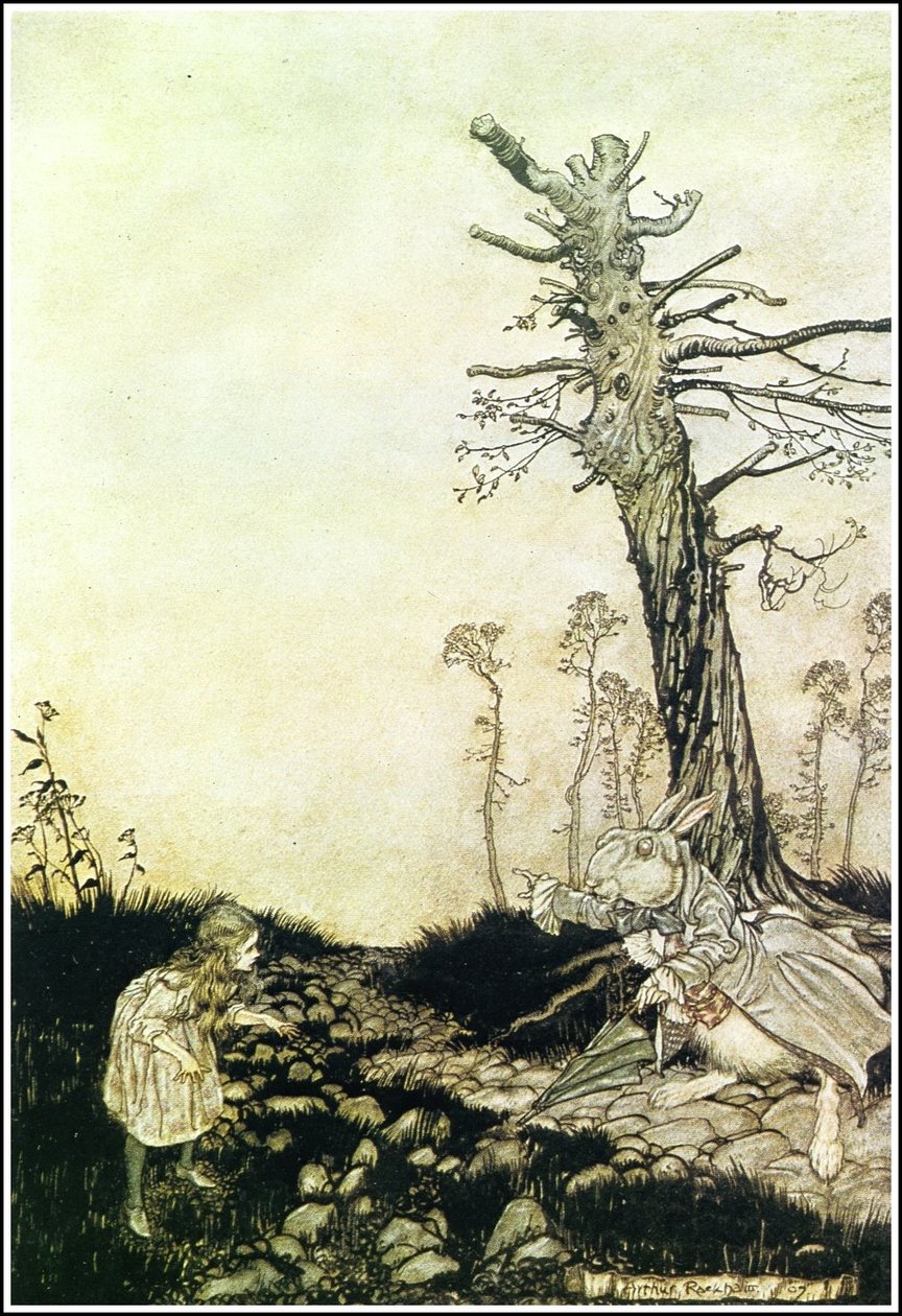 Le avventure di Alice nel Paese delle Meraviglie - Perché Mary Ann, cosa fai qui fuori? da Arthur Rackham