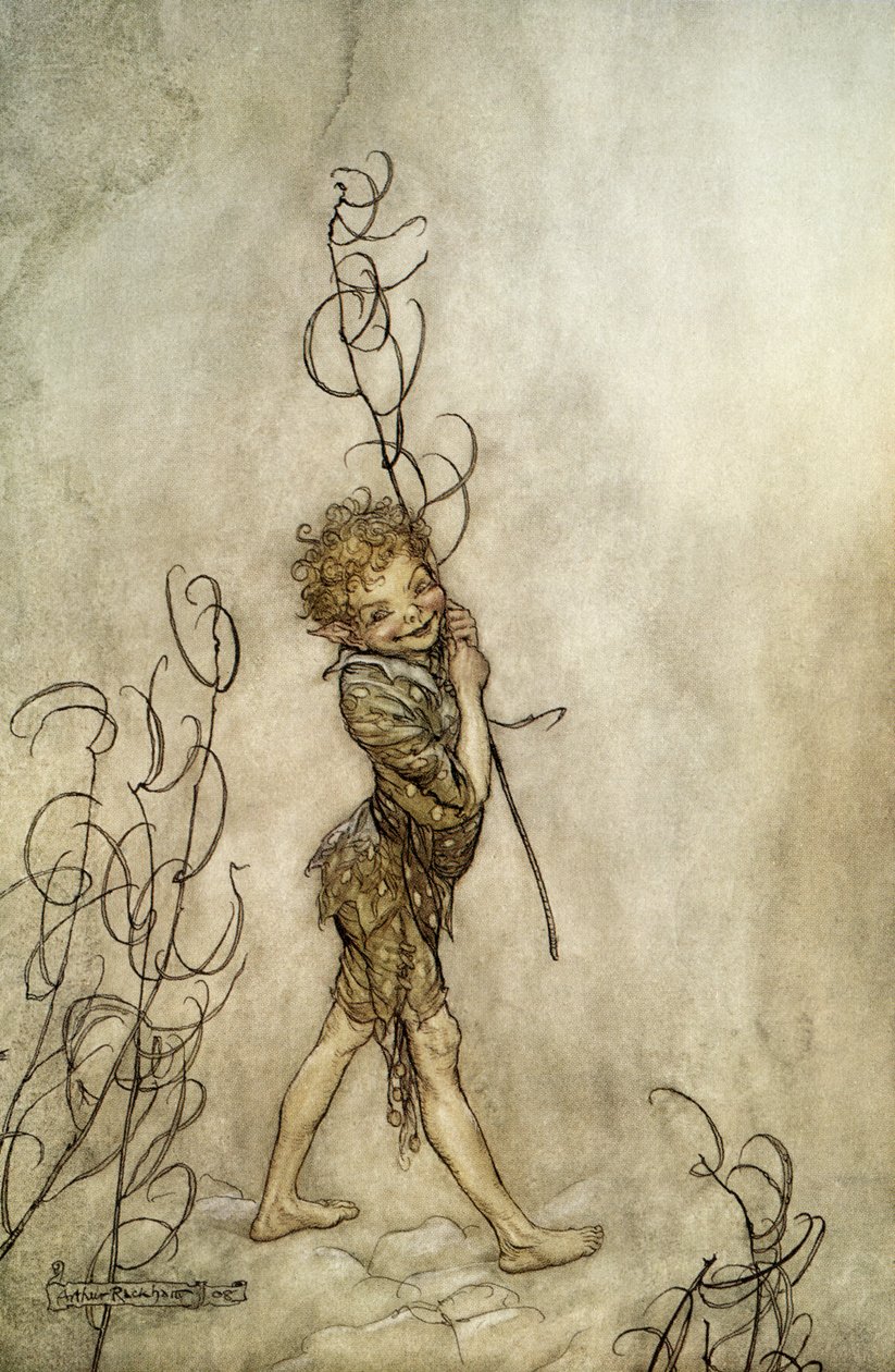 Sogno di una notte di mezza estate da Arthur Rackham