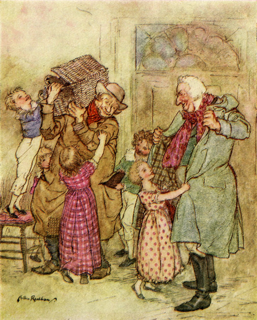Canto di Natale di Charles Dickens da Arthur Rackham