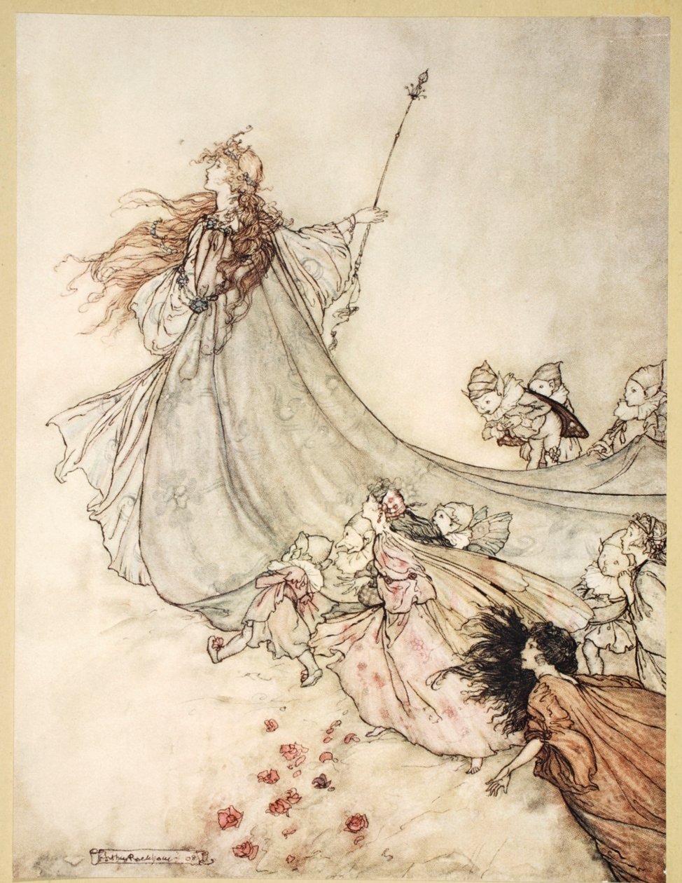 ..Via fate! Ci arrabbieremo davvero, se rimango più a lungo, illustrazione da 