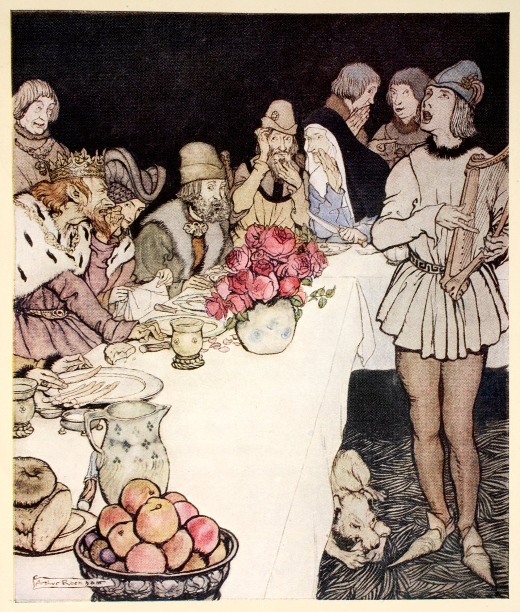 Come a una grande festa che re Mark fece venne Eliot l