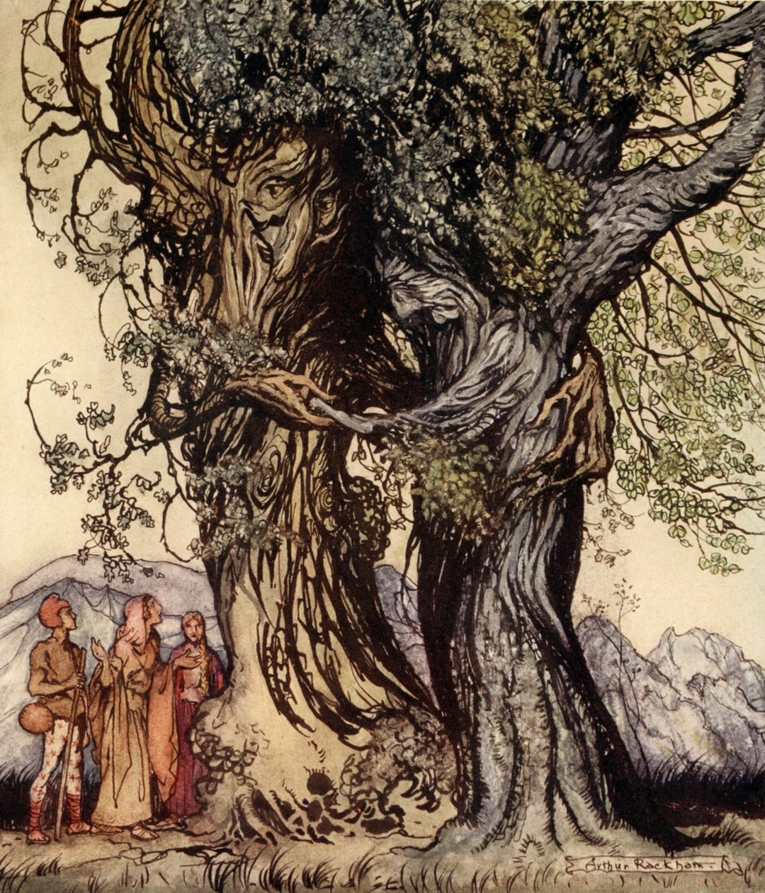 Sono il vecchio Filemone! mormorò la quercia, illustrazione da 