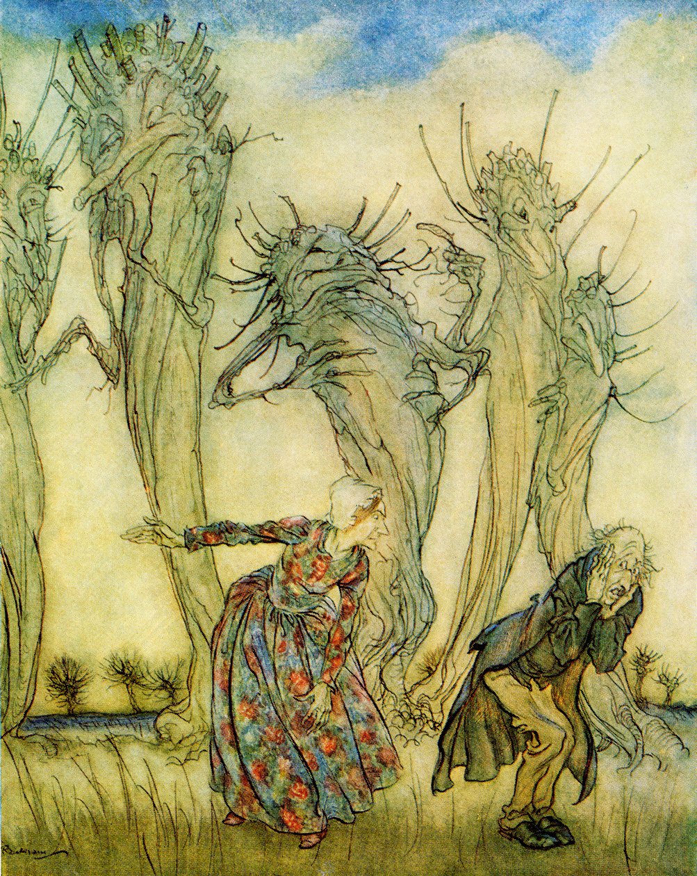 Mr e Mrs Vinegar, da Fiabe inglesi raccontate da F.A. Steel, 1927 da Arthur Rackham