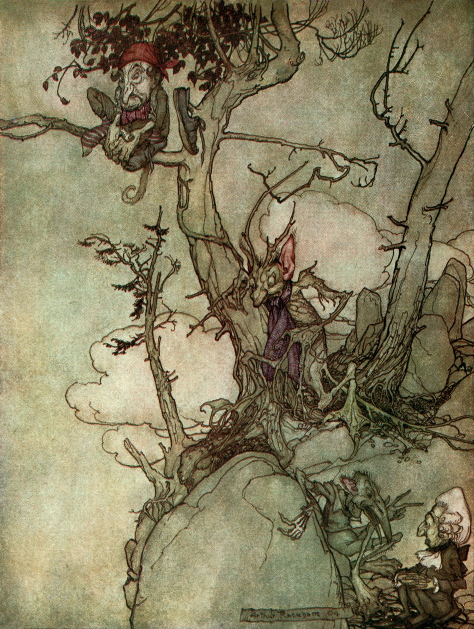 Racconto breve di Washington Irving da Arthur Rackham