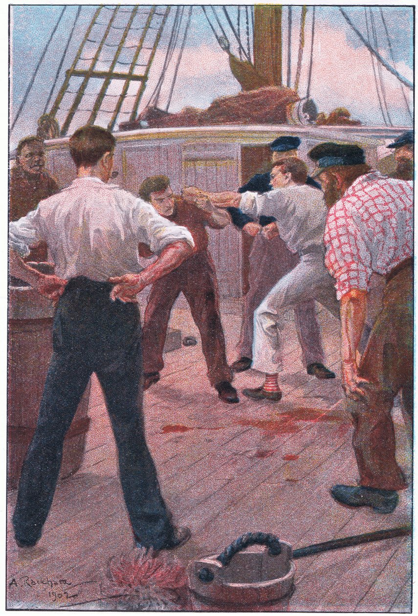 Si sono affrontati come due galli da combattimento da Arthur Rackham