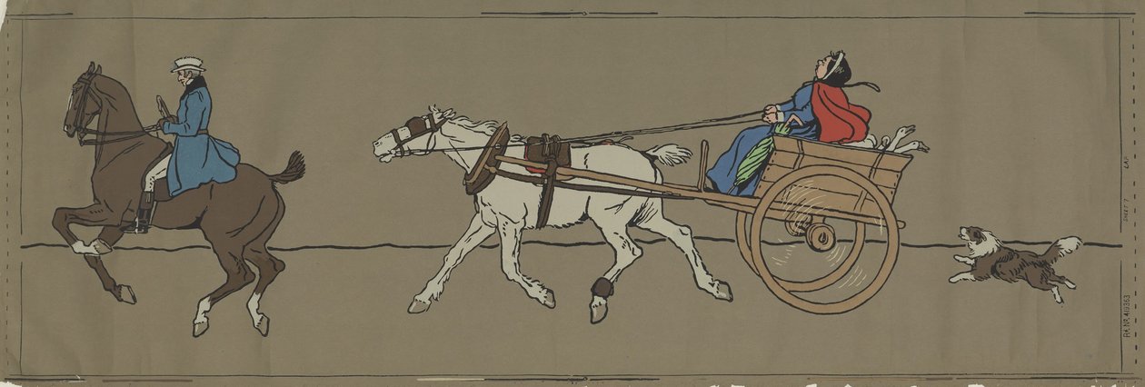 Il fregio della caccia da Arthur Sanderson und Sons Ltd.