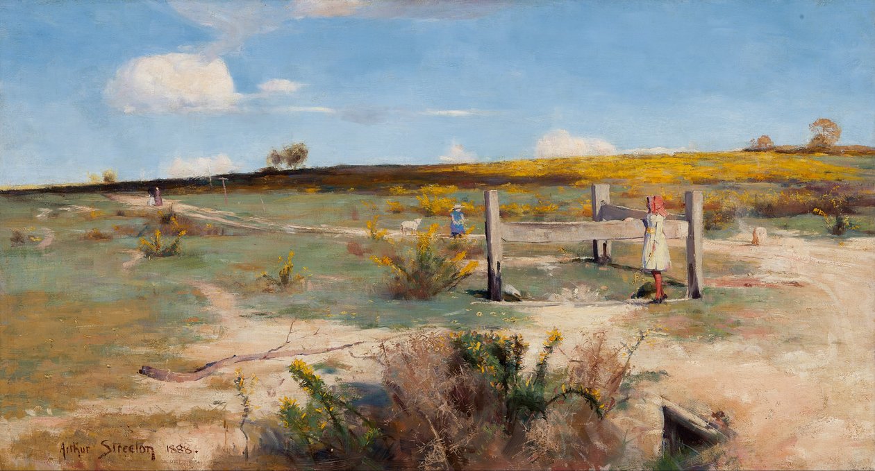 Inizio estate - ginestra in fiore da Arthur Streeton