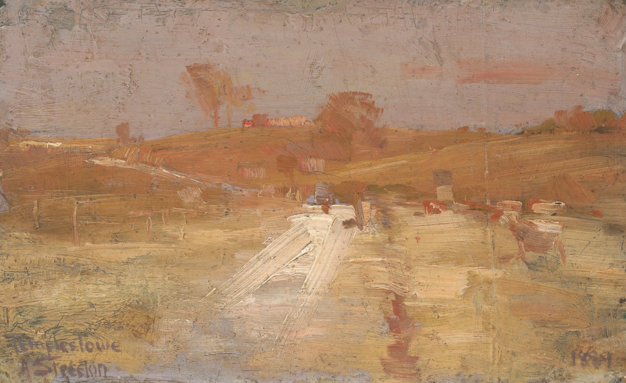 Pastorale in giallo e grigio - un