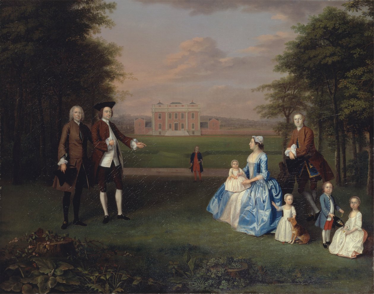 Robert Gwillym di Atherton e la Sua Famiglia da Arthur Devis