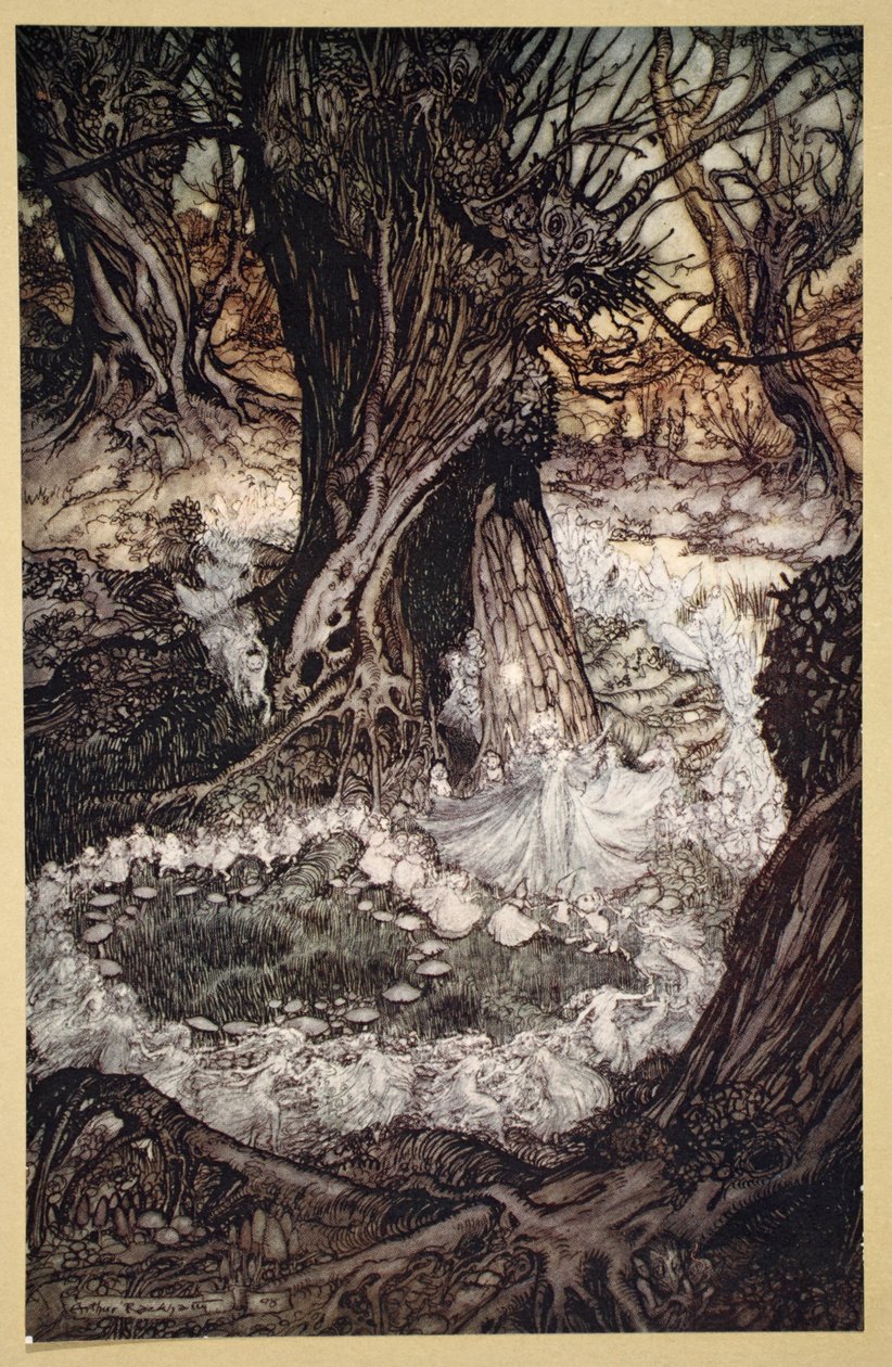 Vieni, ora un rondò, illustrazione da 