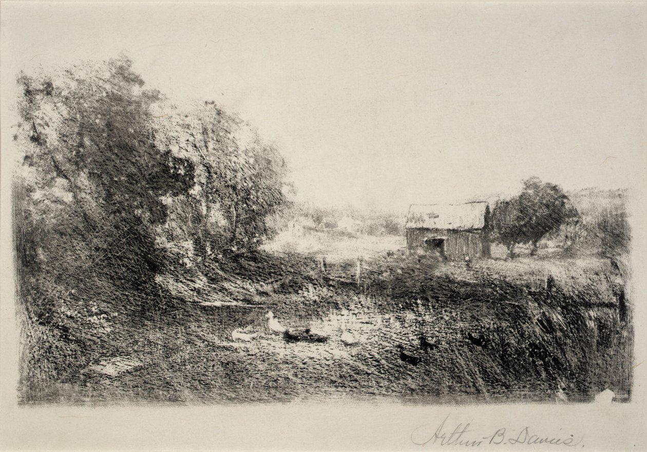 Stagno delle anatre da Arthur B. Davies