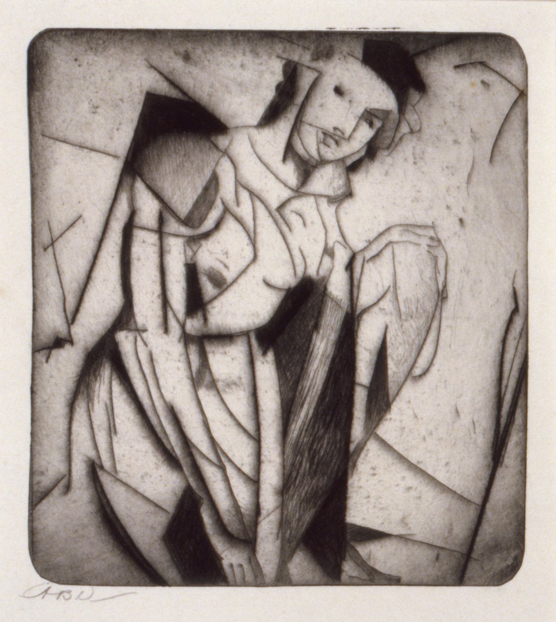 Figura in vetro da Arthur B. Davies