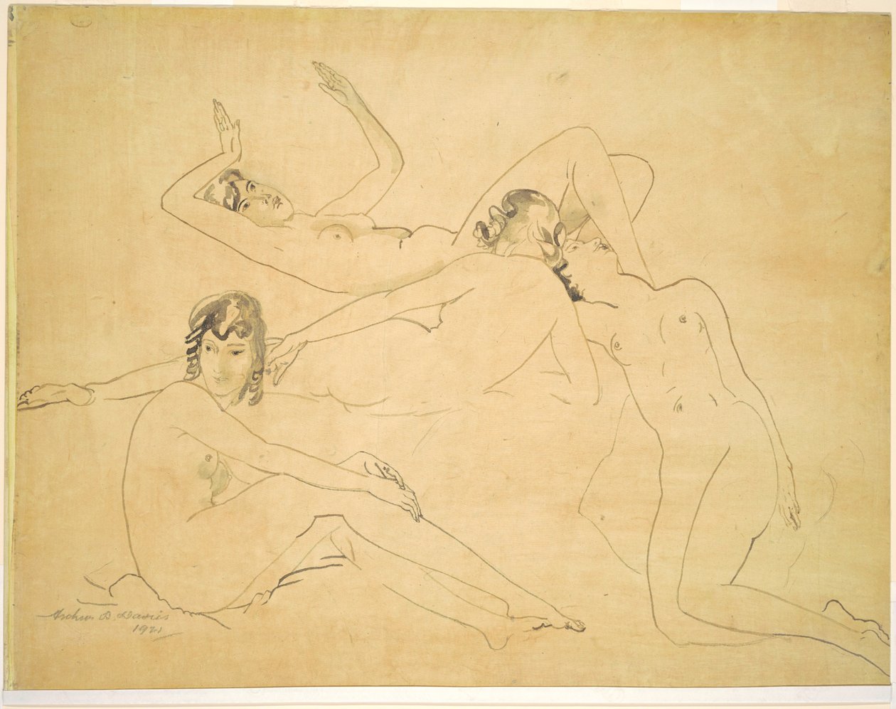 Quattro figure da Arthur B. Davies