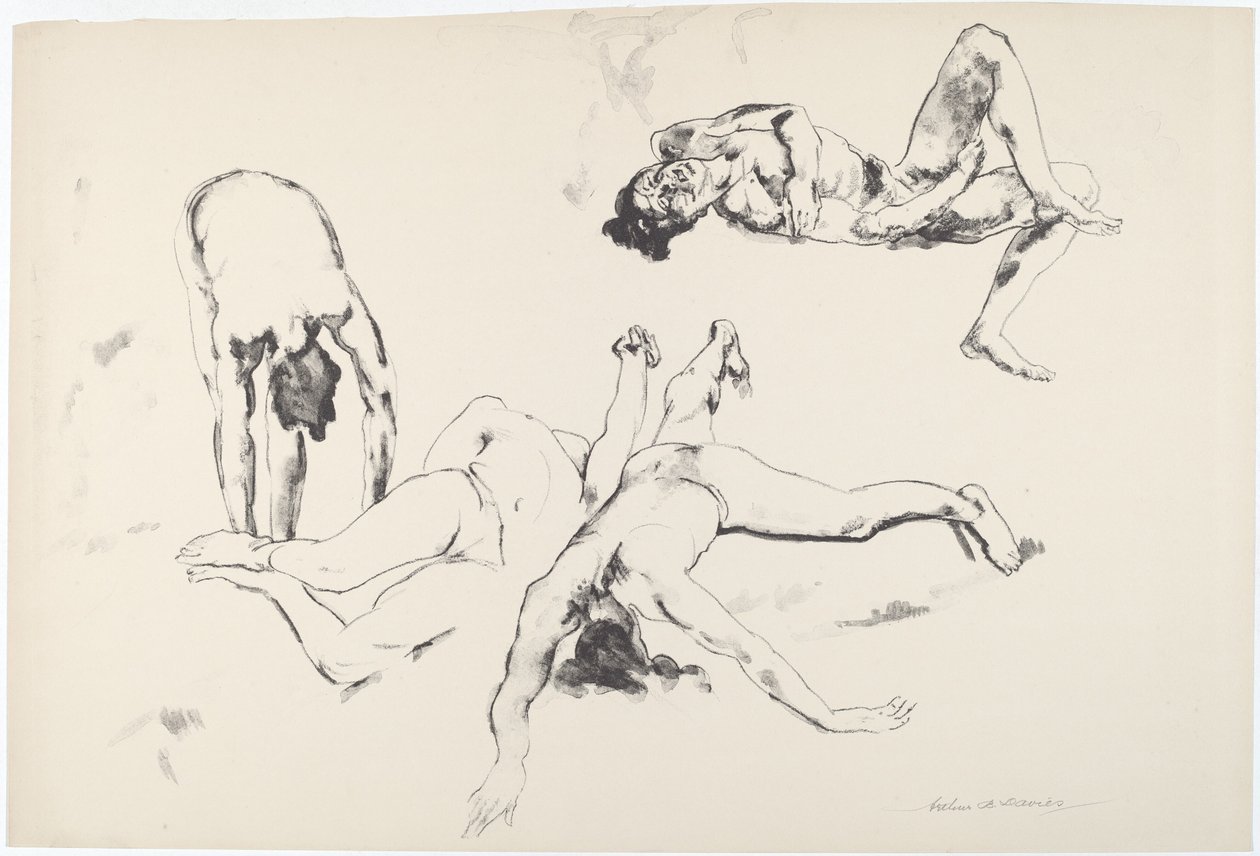 Uomini in agonia da Arthur B. Davies