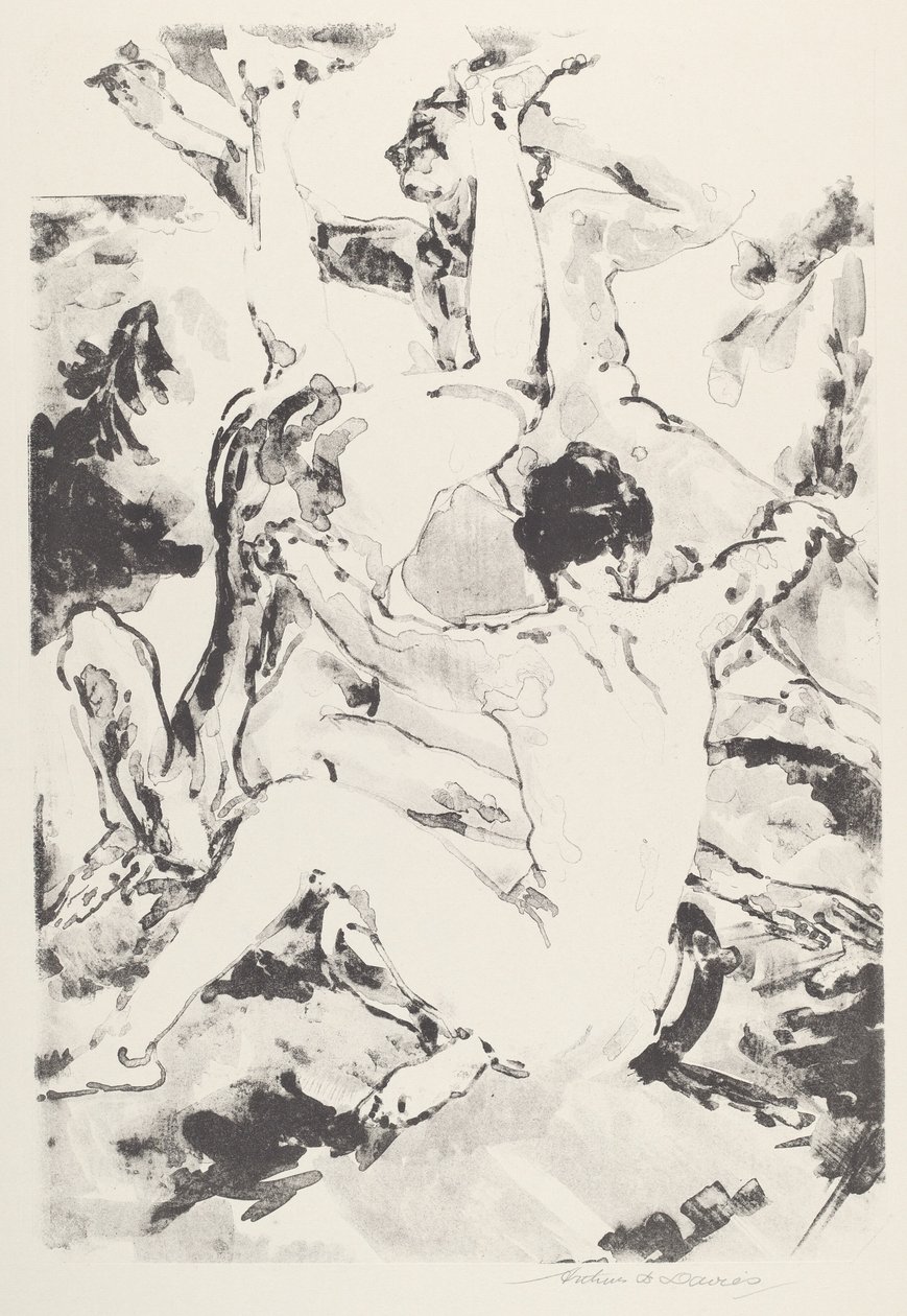 Tre Acrobati da Arthur B. Davies