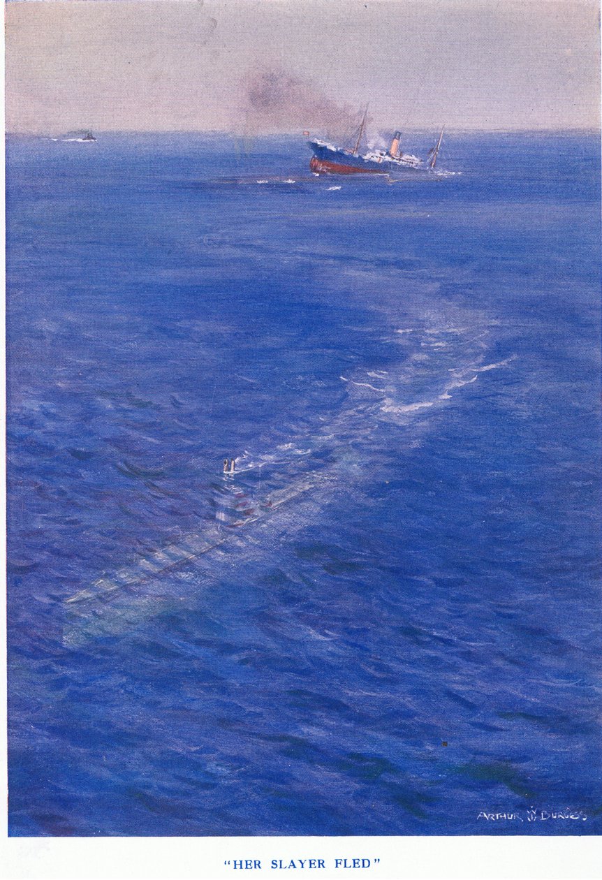 Il suo assassino fuggì, da La Storia del Popolo Britannico di Cassell pubblicato da Waverley Book Company Limited, c.1940 da Arthur C. Burgess
