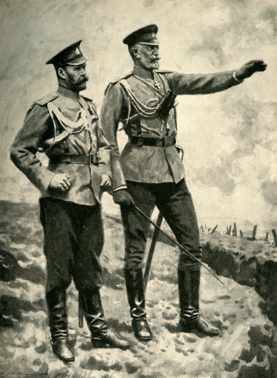 I cambiamenti nel comando russo, settembre 1915. Prima Guerra Mondiale, c1920 da Arthur C. Michael