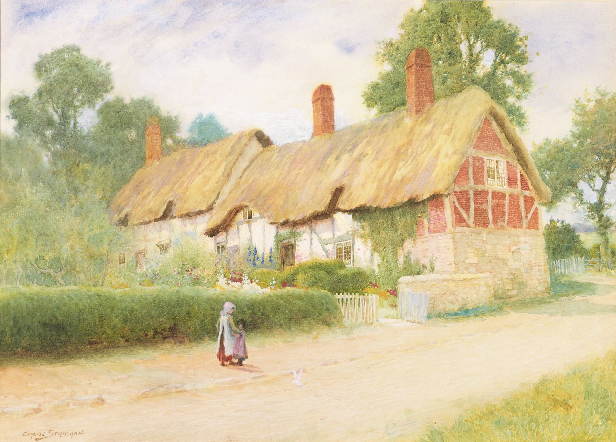Cottage di Ann Hathaway da Arthur Claude Strachan