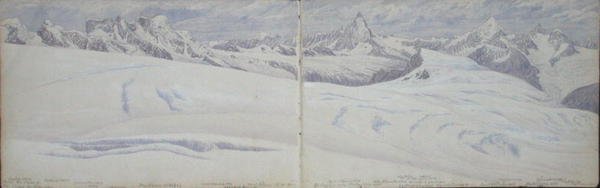 Vista dalla Cima de Jazi da Arthur Cust