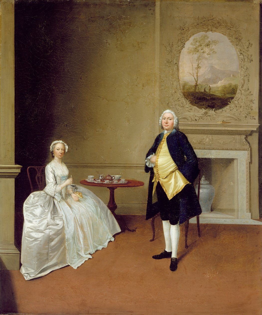 Il signor e la signora Hill, c.1750-51 da Arthur Devis