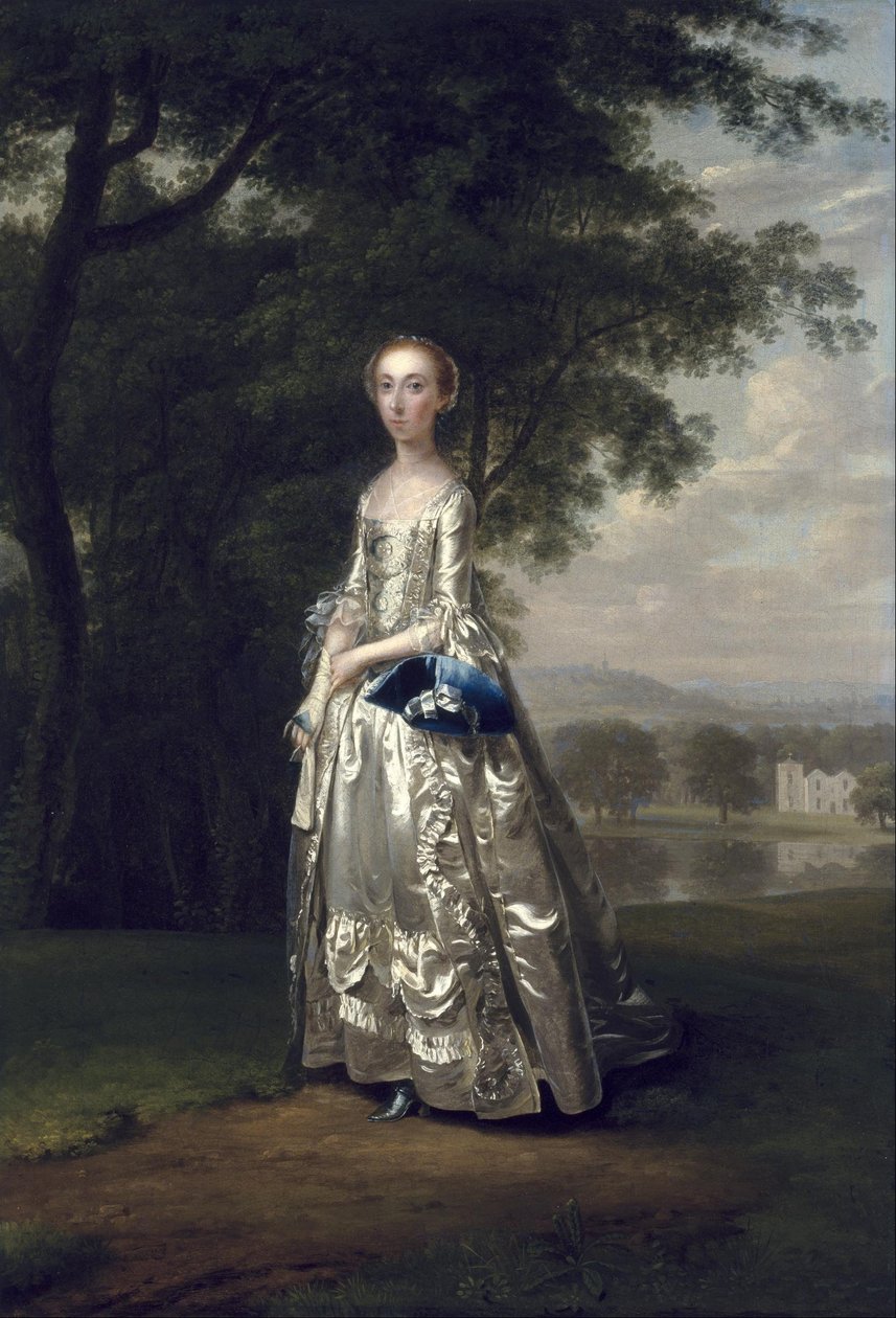 Ritratto di signora in un paesaggio da Arthur Devis