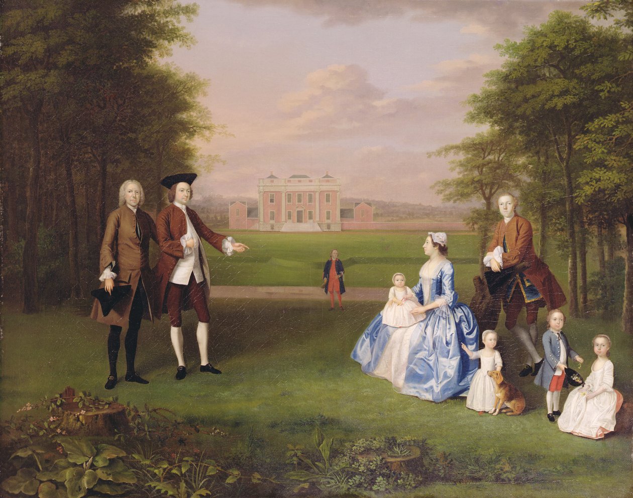 Robert Gwillym di Atherton e la sua Famiglia da Arthur Devis