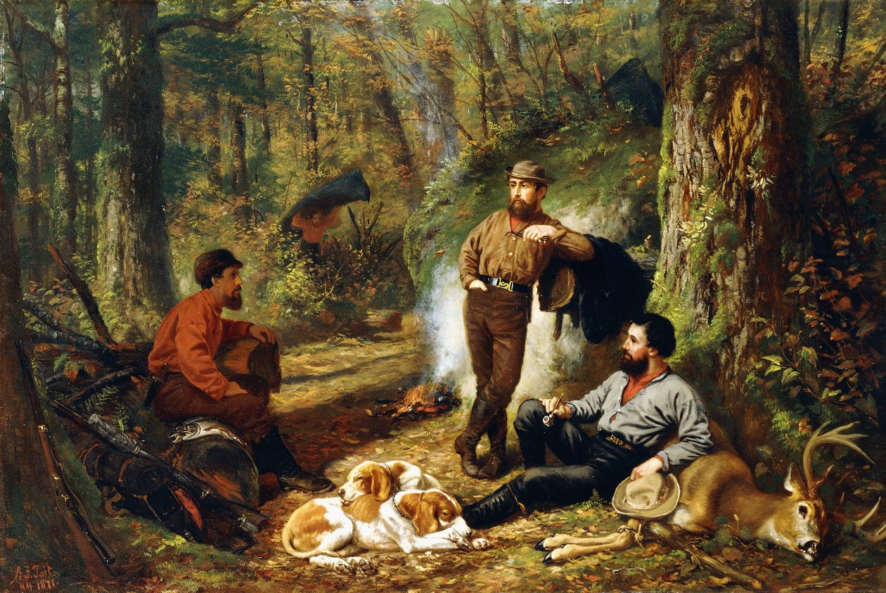 Sosta sul Portage, 1871 da Arthur Fitzwilliam Tait