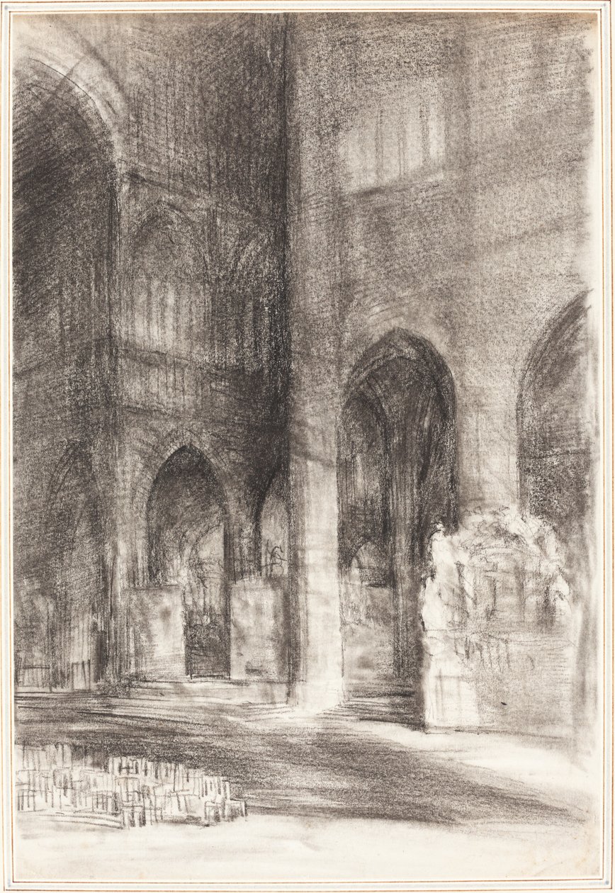 Una navata della cattedrale da Arthur Frederick Payne