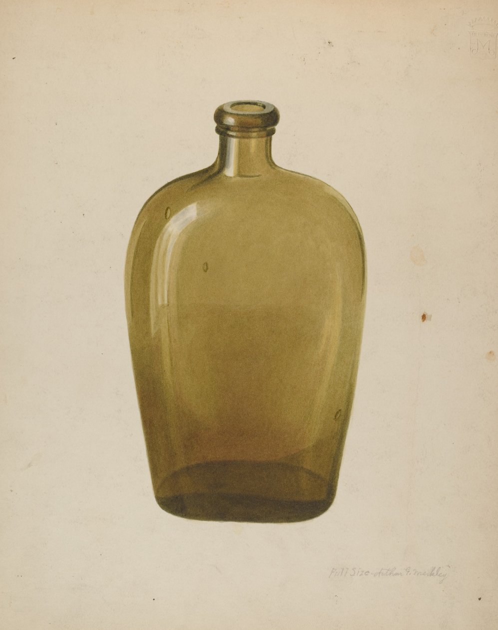 Fiaschetta per liquori da Arthur G. Merkley