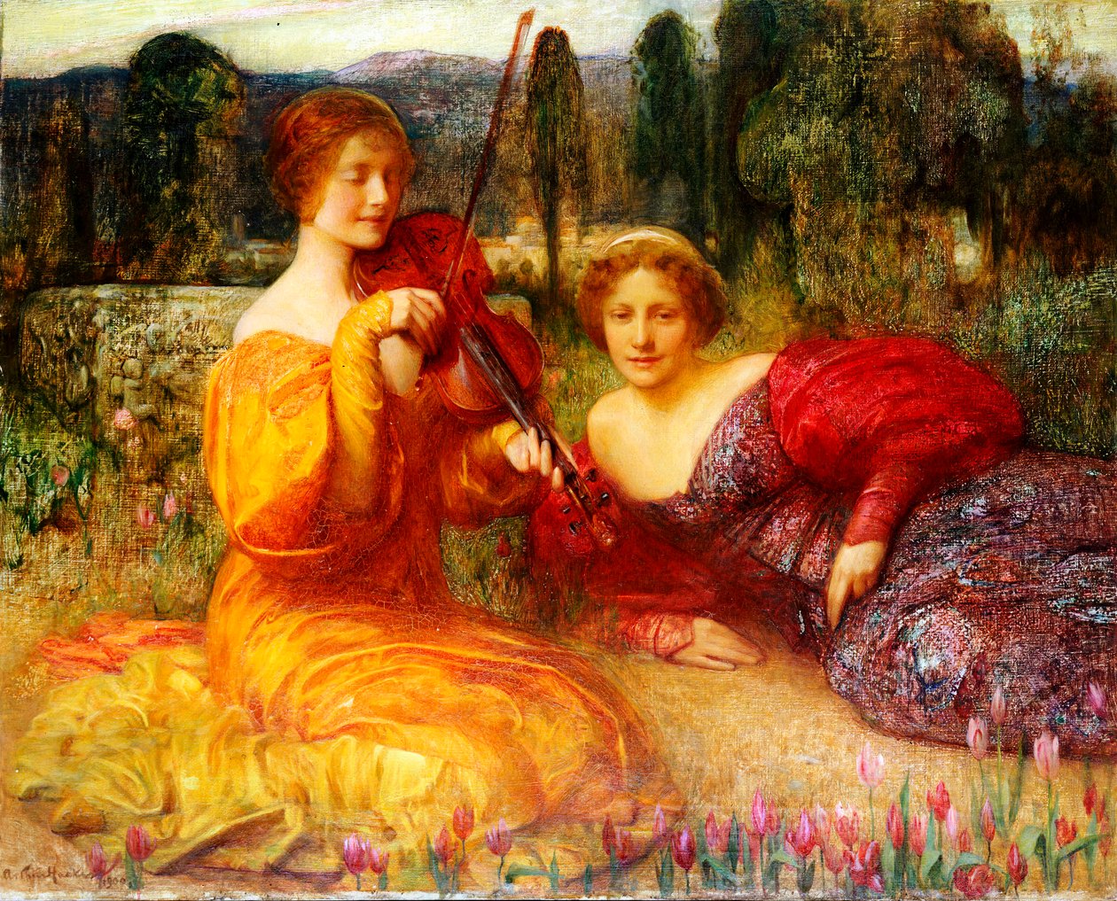 Musicienne du Silence da Arthur Hacker