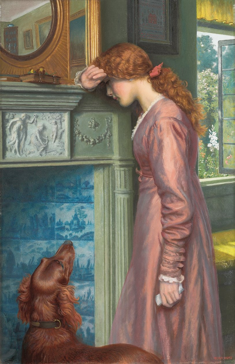 Una nuvola di passaggio da Arthur Hughes