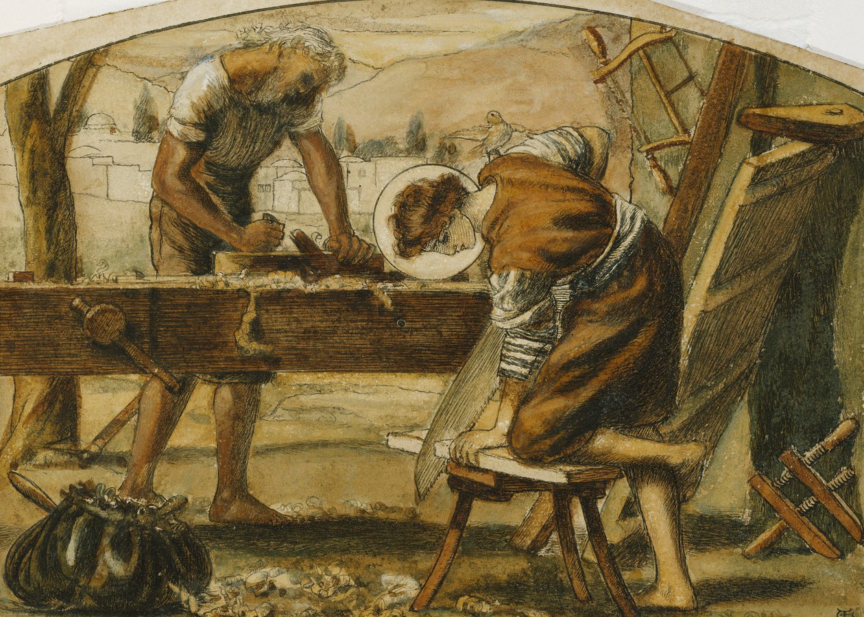 Il Falegname da Arthur Hughes