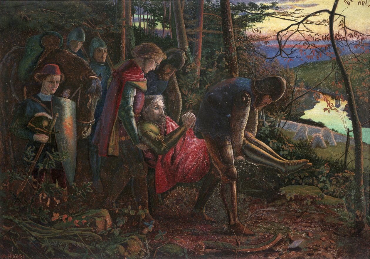Il Cavaliere del Sole, 1860 da Arthur Hughes