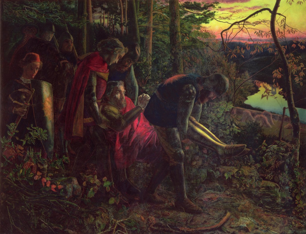 Il cavaliere del sole c.1859-60 da Arthur Hughes