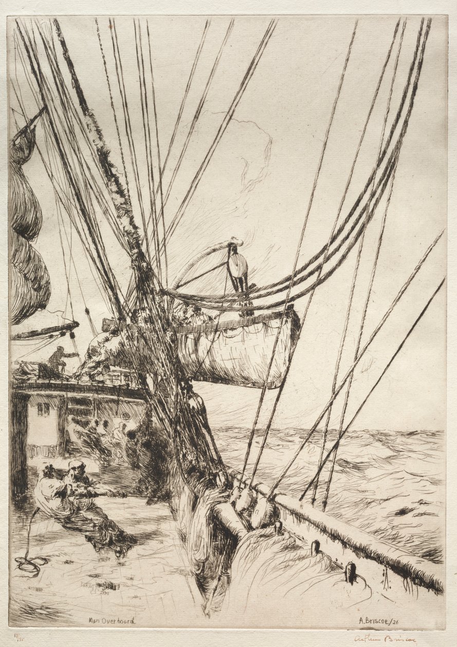 Uomo in mare da Arthur John Trevor Briscoe