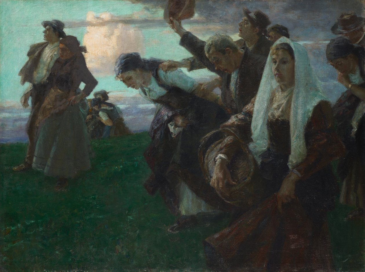 Ritorno dalla festa della chiesa da Arthur Langhammer