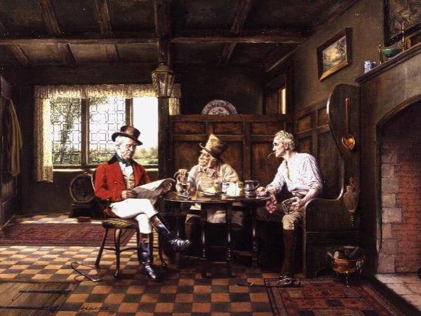 Interno di una taverna da Arthur Longlands Grace