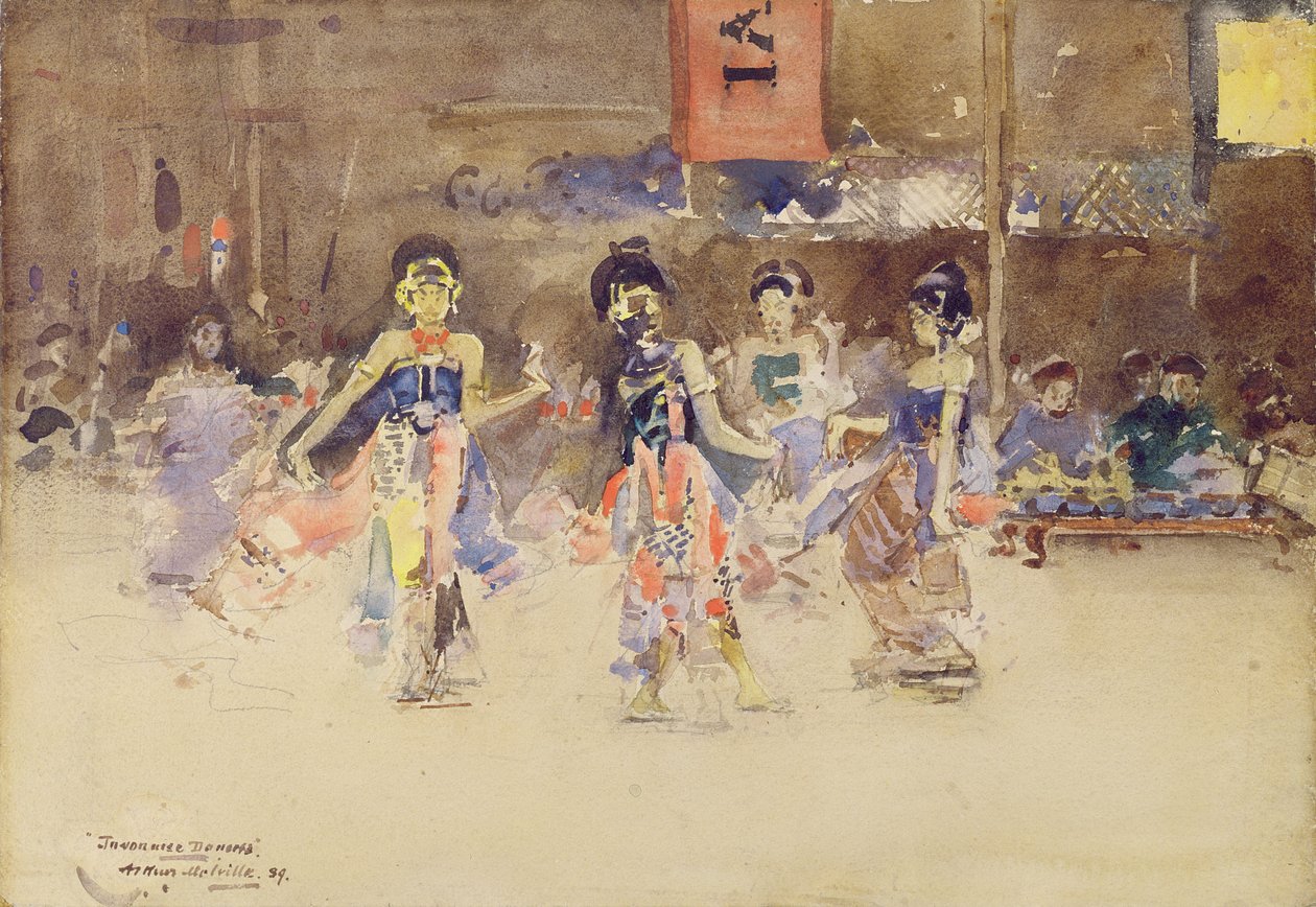 I ballerini giavanesi, 1889 da Arthur Melville