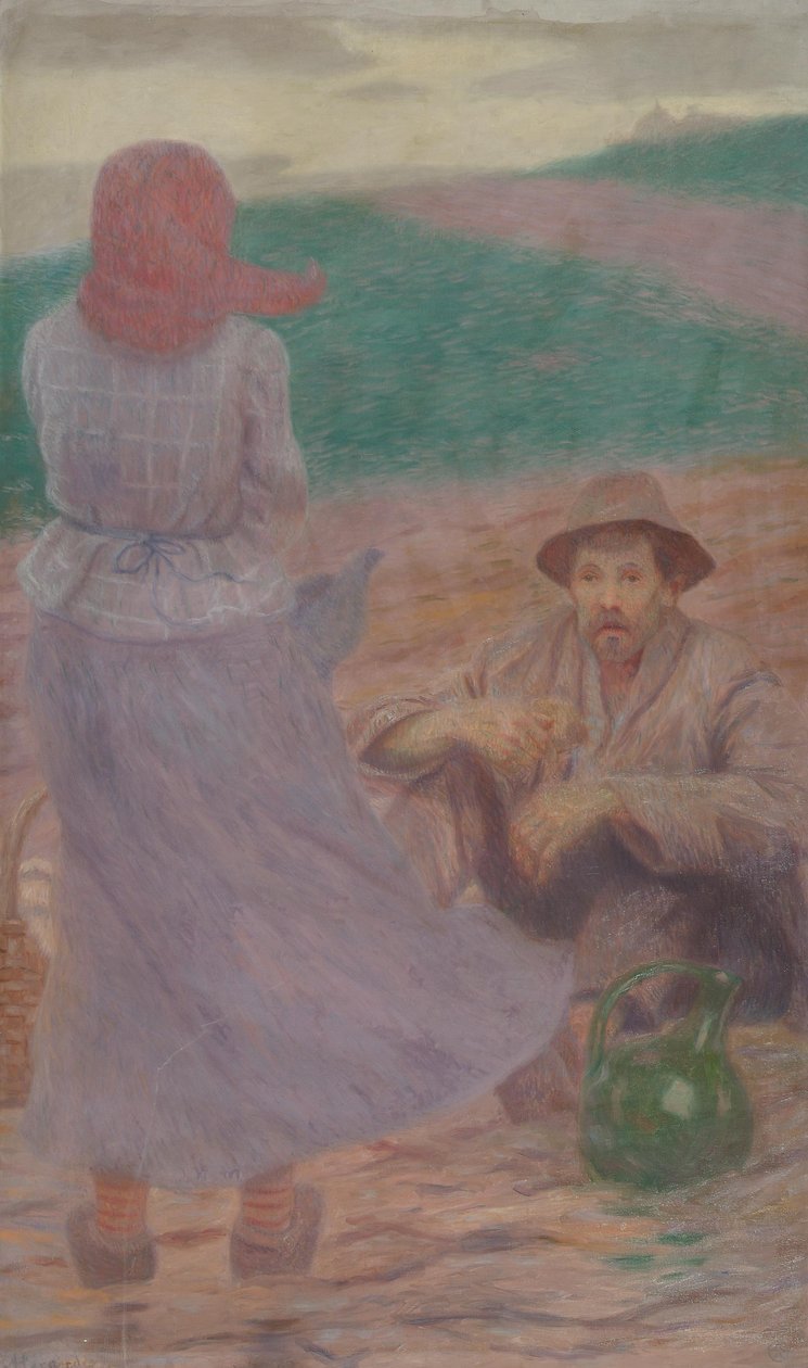 Lavoratore nei campi da Arthur Oskar Alexander