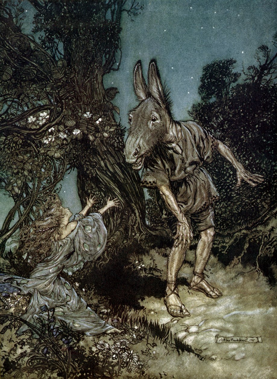 Sogno di una notte di mezza estate da Arthur Rackham