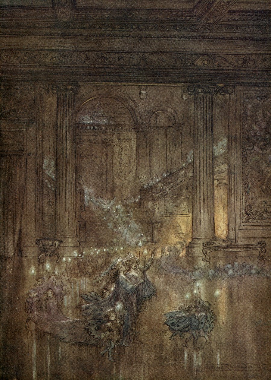 Sogno di una notte di mezza estate da Arthur Rackham