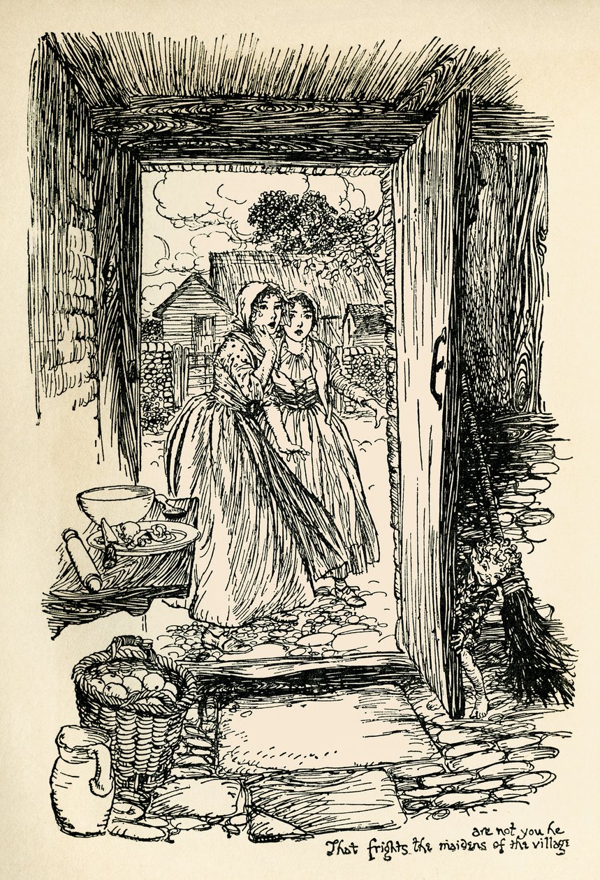 Sogno di una notte di mezza estate da Arthur Rackham
