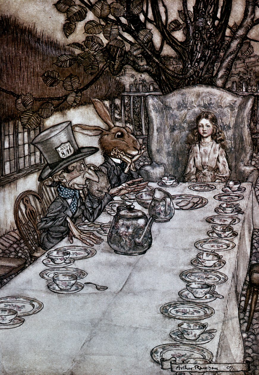 Alice nel paese delle meraviglie da Arthur Rackham
