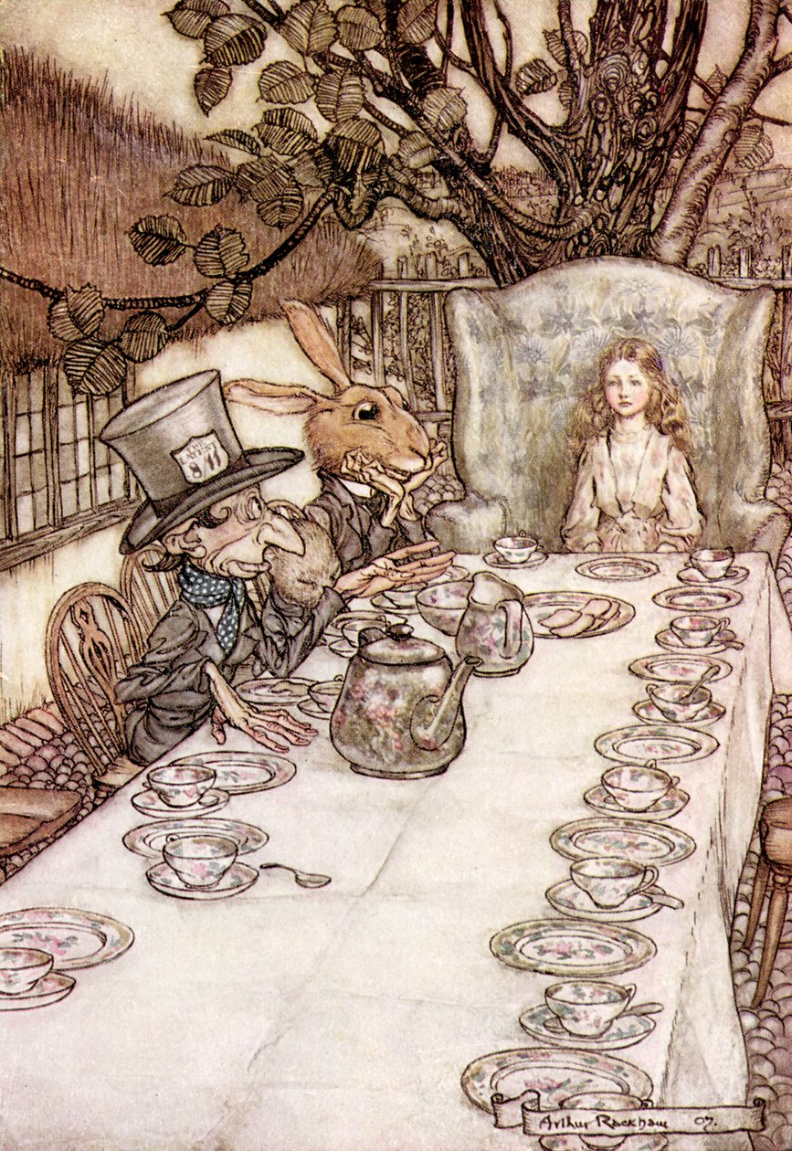 Le avventure di Alice nel paese delle meraviglie di Lewis Carroll da Arthur Rackham