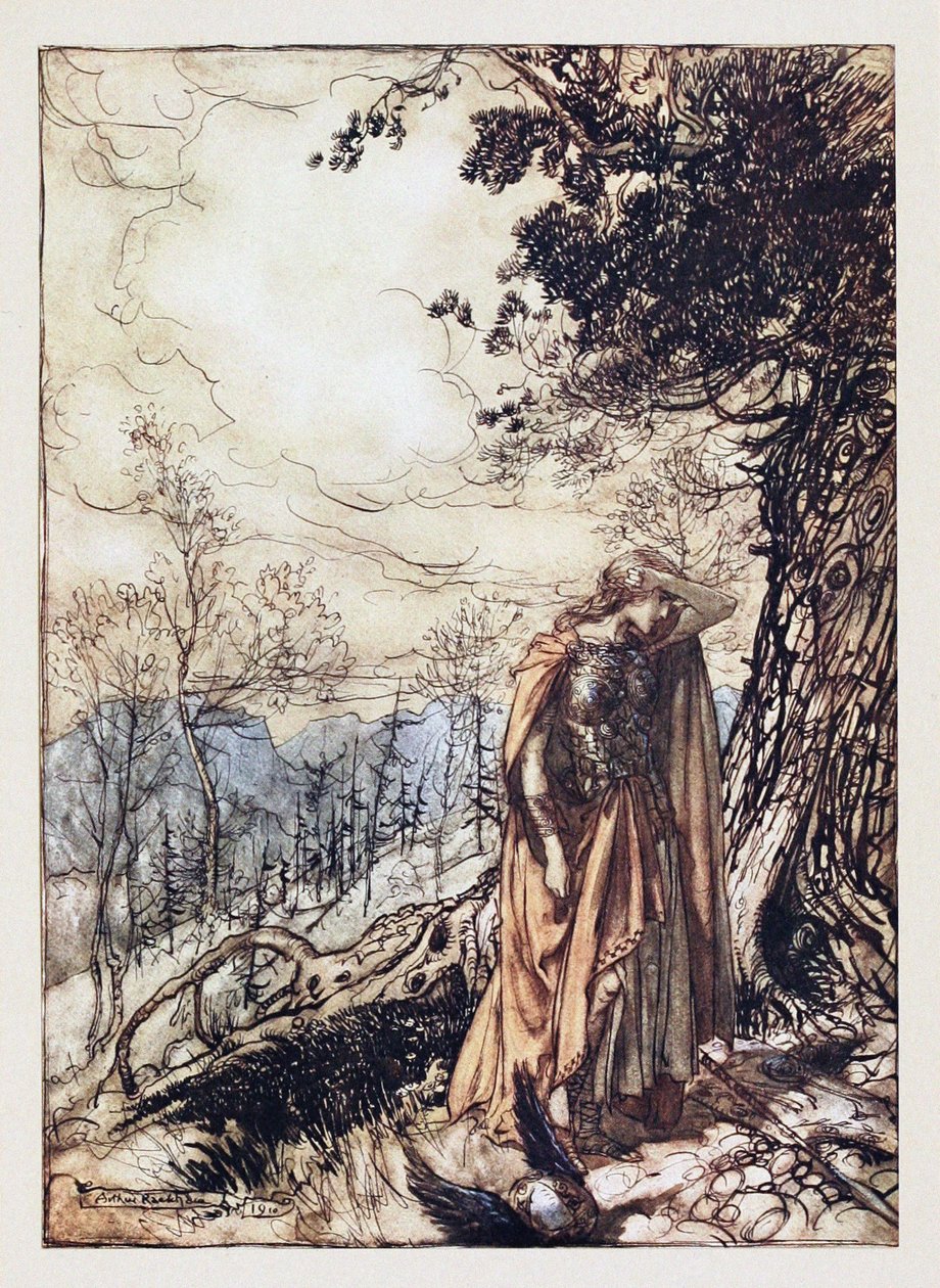 Brünnhilde. Illustrazione per L