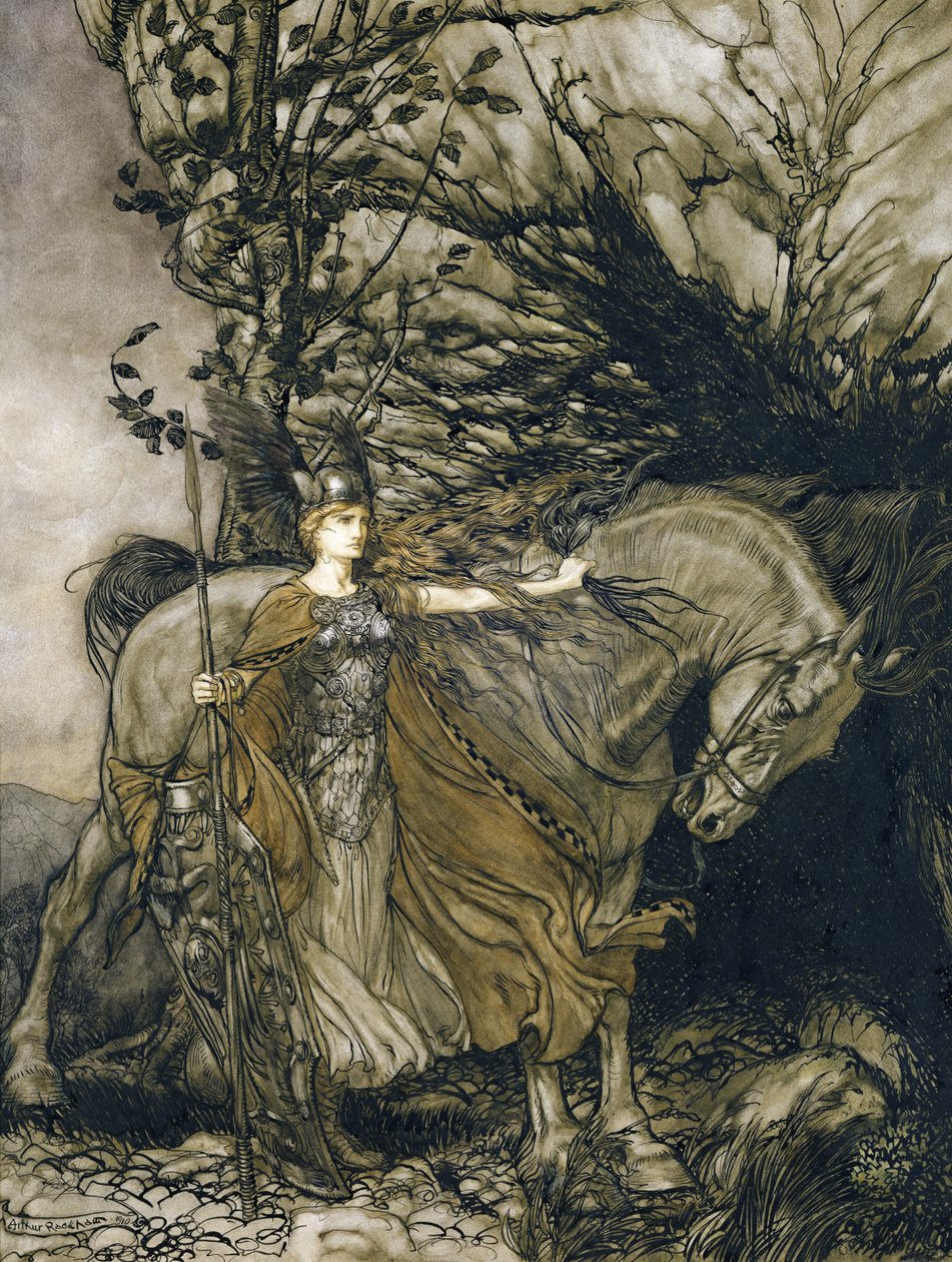 Brunilde da Arthur Rackham