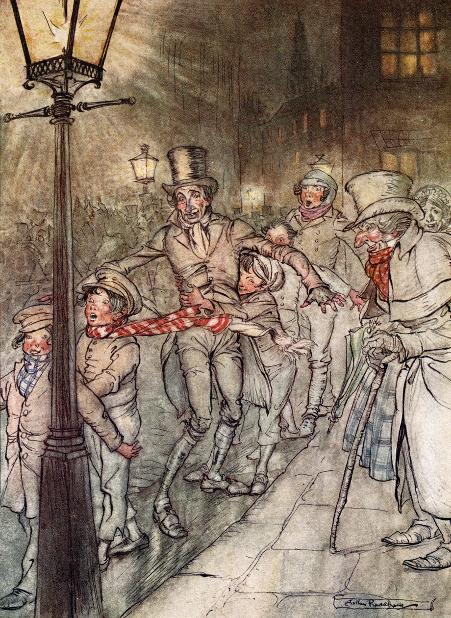 Canto di Natale, Arthur Rackham da Arthur Rackham