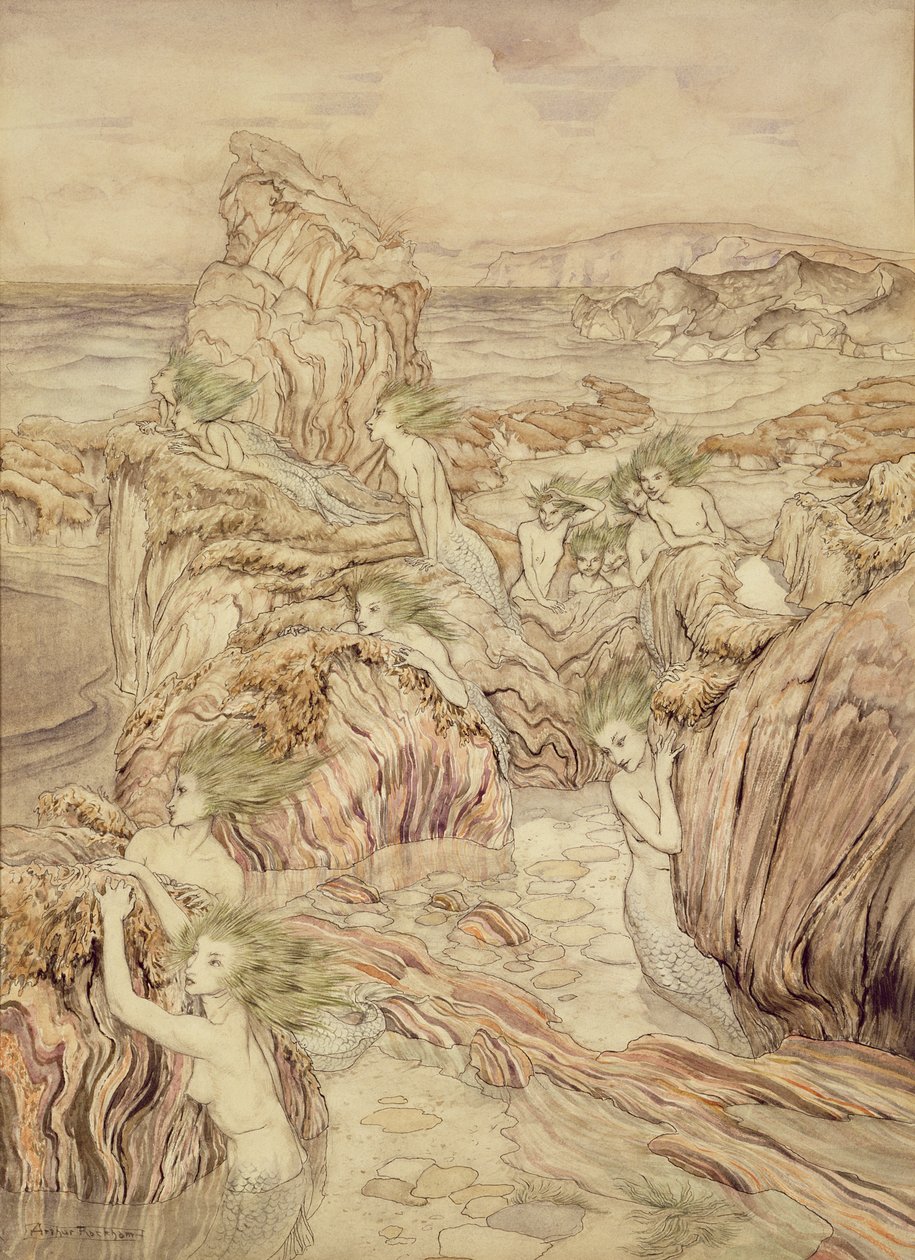 Figlia del Mare, illustrazione da Le Tre Mele d