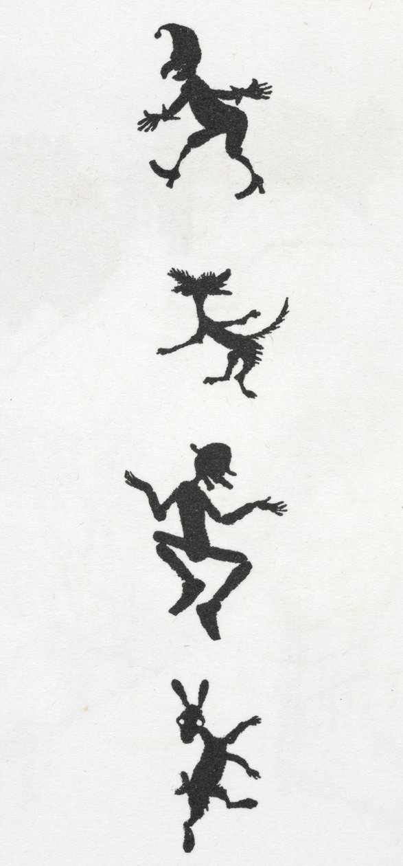 Elfi e cani da Arthur Rackham