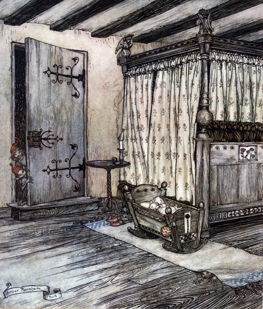 Illustrazione di Arthur RACKHAM (1867-1939) per Il Sogno di una Notte di Mezza Estate di William SHAKESPEARE da Arthur Rackham